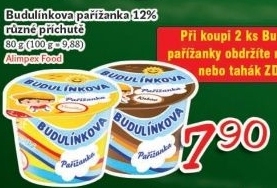 Dezert budulinkova parizanka