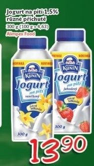 Napoj jogurt na piti kunin