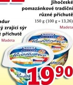 Tradicni pomazankove jihoceske madeta