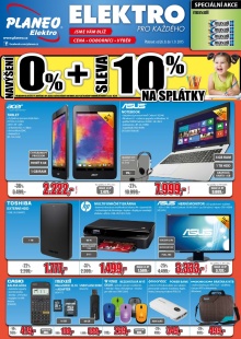 akční leták Planeo Elektro 26.8.2015-1.9.2015