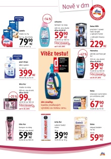 akční leták dm drogerie 26.8.2015-30.9.2015