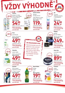 akční leták dm drogerie 26.8.2015-30.9.2015