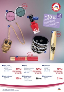 akční leták dm drogerie 26.8.2015-30.9.2015