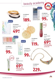 akční leták dm drogerie 26.8.2015-30.9.2015