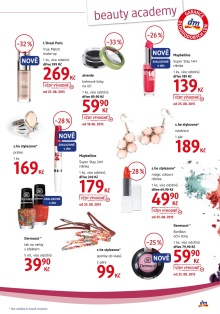 akční leták dm drogerie 26.8.2015-30.9.2015