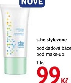 Podkladova baze pod make up stylezone s he
