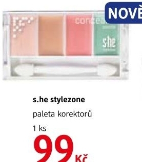 Korektory paleta stylezone s he
