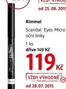 Ocni linky scandal eyes micro rimmel
