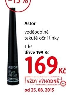 Ocni linky tekute vodeodolne astor
