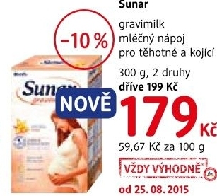 Napoj instantni gravimilk sunar