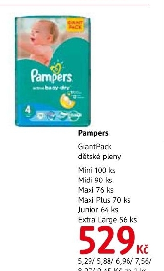 Pleny detske pampers