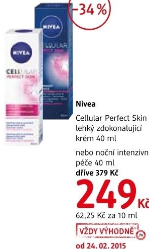 Krem pletovy lehky zdokonalujici cellular perfect skin nivea