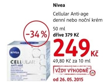 Krem pletovy omlazujici anti age cellular nivea