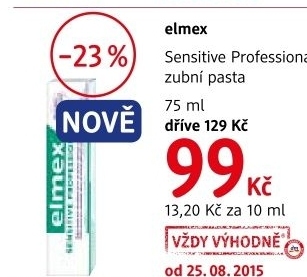 Pasta na zuby sensitive professional elmex