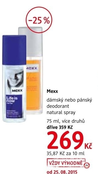 Deodorant parfemovany mexx