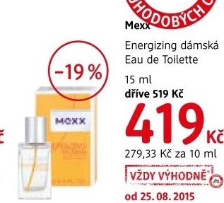 Toaletni voda damska energizing mexx