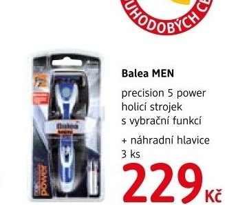 Strojek holici pansky precision 5 power men balea
