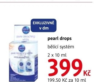 Belici system na zuby pearl drops