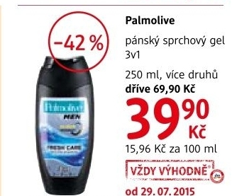 Sprchovy gel palmolive