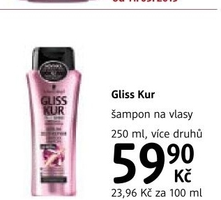 Sampon gliss kur schwarzkopf