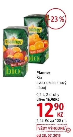 Napoj bio pfanner