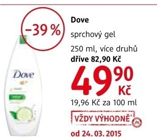 Sprchovy gel dove
