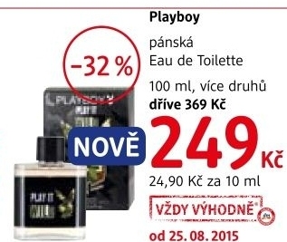 Toaletni voda panska playboy