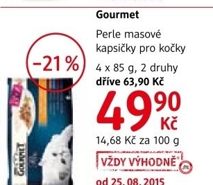 Kapsicky pro kocky perle gourmet purina