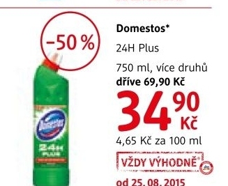 Cistic wc gelovy domestos