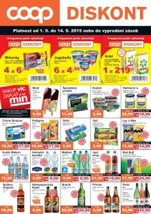 akční leták COOP 1.9.2015-14.9.2015