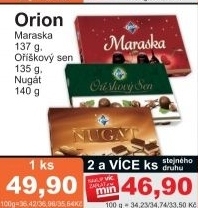 Bonboniera maraska orion