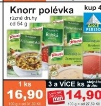 Polevka instantni knorr