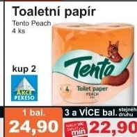 Toaletni papir 2vrstvy tento