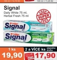 Pasta na zuby daily white family signal