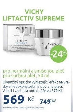 Krem pletovy supreme liftactiv vichy