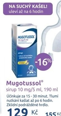 Sirup proti kasli mugotussol