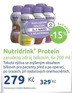 Vyziva proteinova tekuta nutridrink
