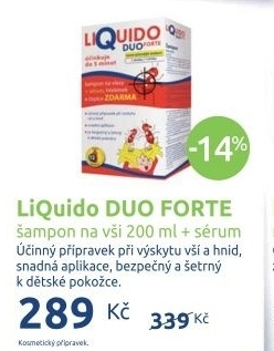 Sampon serum proti vsim forte duo liquido