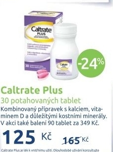 Doplnek stravy na vyzivu kosti plus caltrate