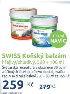 Balzam konsky swiss