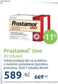 Doplnek stravy prostamol uno