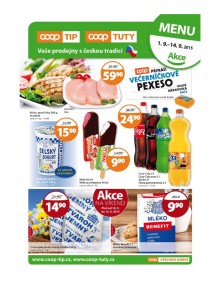 akční leták COOP 1.9.2015-14.9.2015