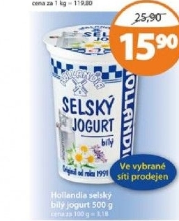 Jogurt selsky neochuceny hollandia