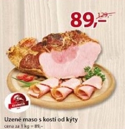 Maso uzene od kyty s kosti krahulik