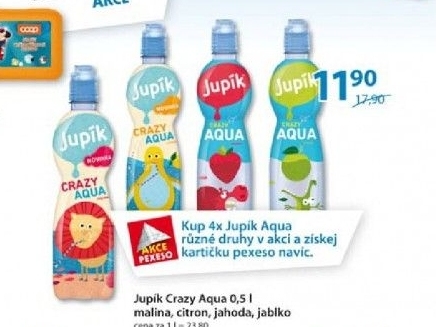 Napoj aqua crazy jupik