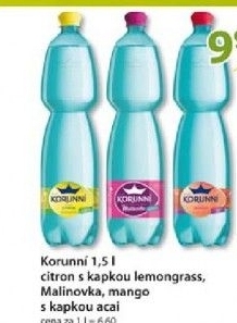 Voda ochucena korunni