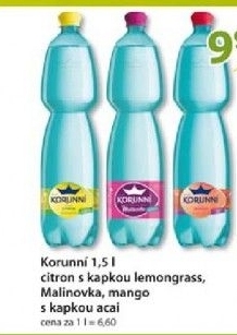 Voda ochucena korunni