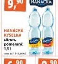 Voda ochucena hanacka kyselka