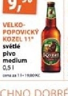 Pivo svetly lezak 11 medium velkopopovicky kozel