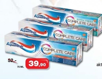 Pasta na zuby complete care aquafresh